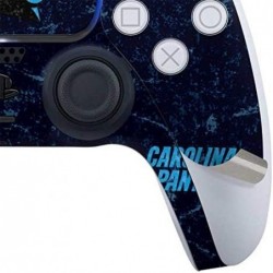 Skinit Decal Gaming Skin Compatible avec PS5 Bundle - Design vieilli sous licence officielle NFL Carolina Panthers