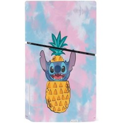 Skinit Decal Gaming Skin Compatible avec PS5 Slim Disk Bundle - Design Disney Lilo et Stitch Pineapple Stitch sous licence offic