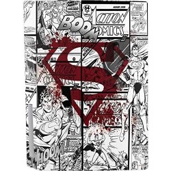 Skinit Decal Gaming Skin Compatible avec PS5 Bundle - Logo de bande dessinée Superman DC Comics sous licence officielle au desig