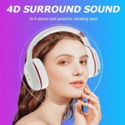 Casque de jeu sans fil pour PS5 PS4 PC W3 Dongle USB Bluetooth à faible latence, casque avec micro détachable, fonction muet, RV