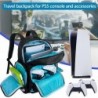 Sac à dos pour console de jeu compatible avec PS5/PS5 Slim, sac de transport de protection compatible avec la console Sony PlayS