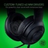 Casque de jeu ultraléger Razer Kraken X Lite : son surround 7.1 - Cadre en aluminium léger - Microphone cardioïde pliable - pour