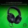 Casque de jeu ultraléger Razer Kraken X Lite : son surround 7.1 - Cadre en aluminium léger - Microphone cardioïde pliable - pour