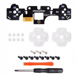 Kit de clics pour le visage eXtremeRate V2 pour manette PS5 BDM-010 et BDM-020, boutons d'action Dpad tactiles personnalisés pou