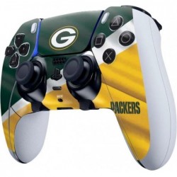 Skinit Decal Gaming Skin Compatible avec le contrôleur PS5 DualSense Edge Pro - Design NFL Green Bay Packers sous licence offici