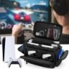 Étui de transport tactique compatible avec la console PS5, sac de transport pour console de voyage avec diverses poches pour ord