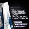 eXtremeRate eXcover The Great Wave Top Bottom Cover Compatible avec la console PS5 Disc Edition, coque de remplacement pour plaq