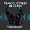 Casque de jeu sans fil Logitech G535 Lightspeed - Casque supra-auriculaire léger, bascule pour couper le micro, stéréo, compatib