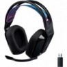 Casque de jeu sans fil Logitech G535 Lightspeed - Casque supra-auriculaire léger, micro rabattable pour couper le son, stéréo, c