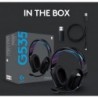 Casque de jeu sans fil Logitech G535 Lightspeed - Casque supra-auriculaire léger, micro rabattable pour couper le son, stéréo, c