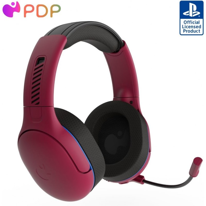 Casque de jeu stéréo sans fil PDP AIRLITE PRO avec microphone antibruit : compatible avec console PS5/PS4/PS3/PC, casque léger e