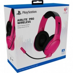 Casque de jeu stéréo sans fil PDP AIRLITE PRO avec microphone antibruit : compatible avec console PS5/PS4/PS3/PC, casque léger e