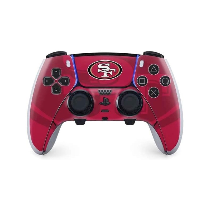 Skinit Decal Gaming Skin Compatible avec le contrôleur PS5 DualSense Edge Pro - Design double vision sous licence officielle NFL