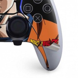 Skinit Decal Gaming Skin Compatible avec le contrôleur PS5 DualSense Edge Pro - Design de portrait Dragon Ball Z Goku sous licen