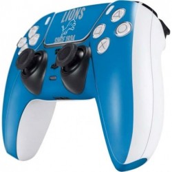 Skinit Decal Gaming Skin compatible avec le contrôleur PS5 - Conception de casque des Detroit Lions de la NFL sous licence offic