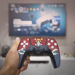 Manette PS-5 sans fil personnalisée One Piece compatible avec la console Play-Station 5 par BCB Controllers | Fièrement personna