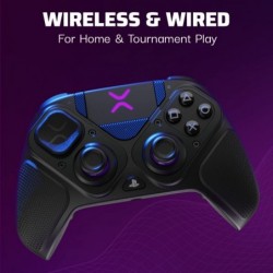 Manette de jeu sans fil PDP Victrix Pro BFG pour Playstation 5 / PS5 - Alimentation filaire ou sans fil, boutons arrière mappabl