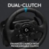 Volant et pédales de course Logitech G923 pour PS 5, PS4 et PC avec retour de force TRUEFORCE jusqu'à 1 000 Hz, pédale réactive,