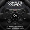 Volant et pédales de course Logitech G923 pour PS 5, PS4 et PC avec retour de force TRUEFORCE jusqu'à 1 000 Hz, pédale réactive,