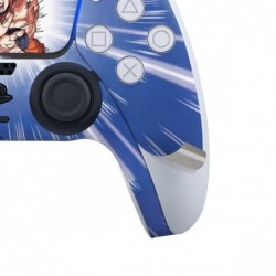 Skinit Decal Gaming Skin Compatible avec le contrôleur PS5 - Design Dragon Ball Z Goku Kamehameha Blast sous licence officielle