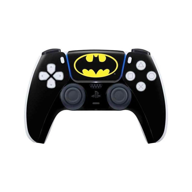 Skinit Decal Gaming Skin Compatible avec le contrôleur PS5 - Logo du film Batman DC Comics 1989 sous licence officielle